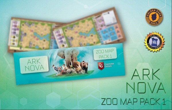 Ark Nova Zoo Map Pack 1 (englisch) - Arche Nova Zoopläne 9+10 (englisch)
