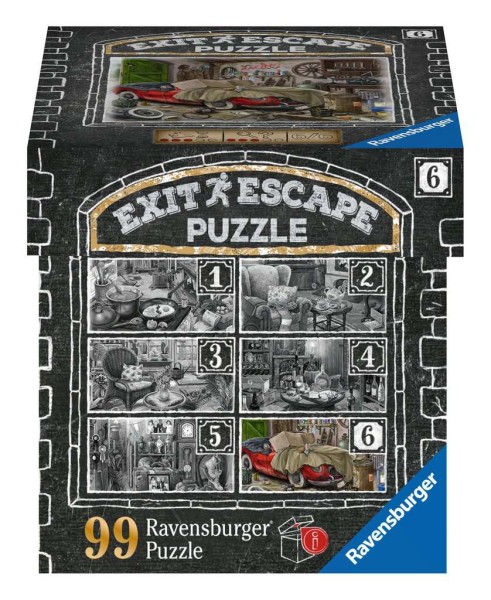 EXIT Puzzle: Im Gutshaus – Garage - Nr.6 (99 Teile)