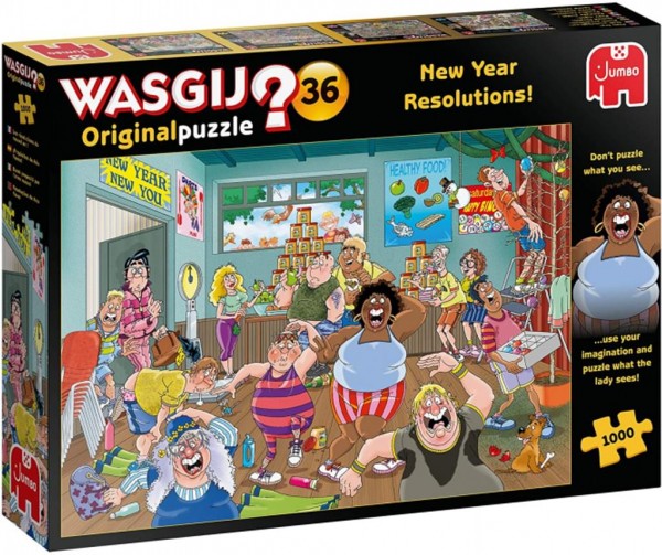 Wasgij Original 36: Gute Vorsätze fürs neue Jahr (1000 Teile)