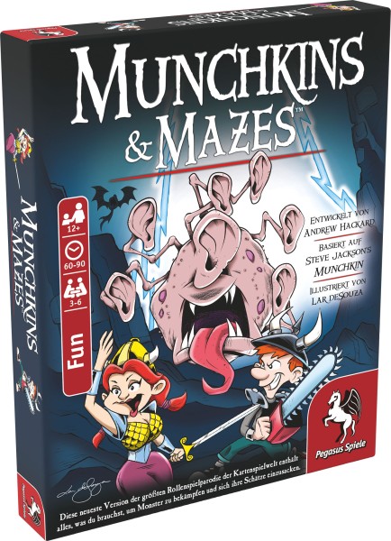 Munchkins & Mazes - neues, eigenständiges Grundspiel
