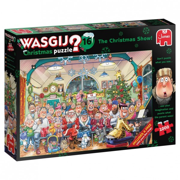 Wasgij Christmas 16: Die große Weihnachtsvorstellung! - 2x 1000 Teile
