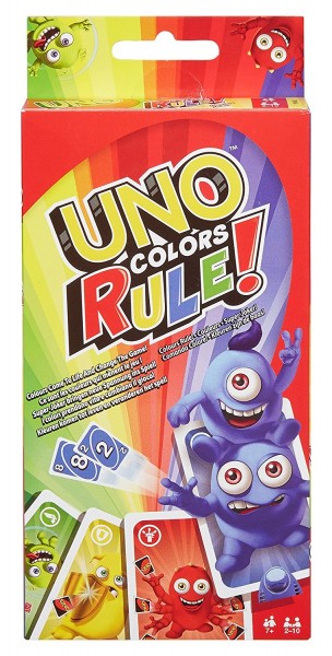 UNO Colors Rule mit Super-Jokern! (inkl. 4 Kartenhaltern)