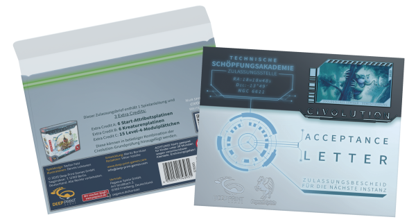 Civolution: Acceptance Letter - Erweiterung (Deep Print Games) - DE