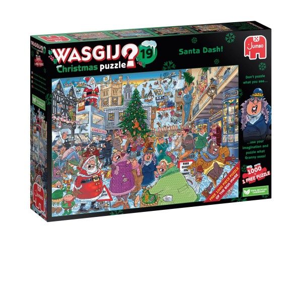 Wasgij Christmas 19: Santa Dash! (2 x 1000 Teile)