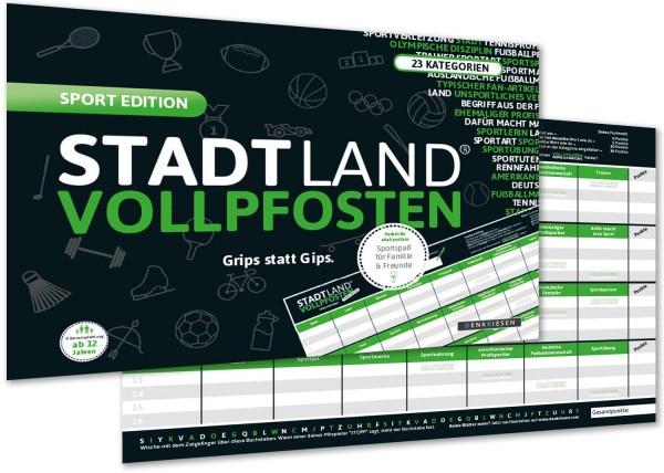 STADT LAND VOLLPFOSTEN – Sport Edition (DinA4-Format)