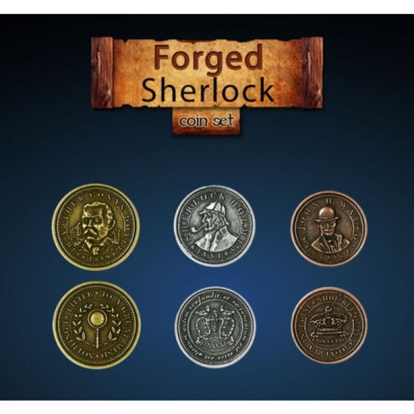 Forged Sherlock Coin Set (24 Stück)