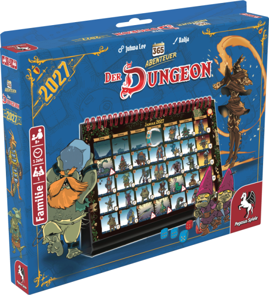 365 Abenteuer – Der Dungeon - Kalender Edition 2027- DE