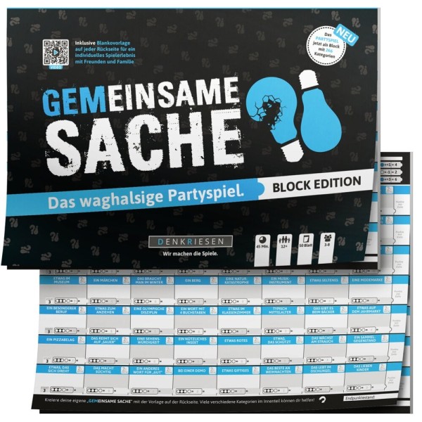 Gemeinsame Sache – Block Edition "Das waghalsige Partyspiel"