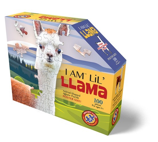 Konturpuzzle Jr. Lama (100 Teile)