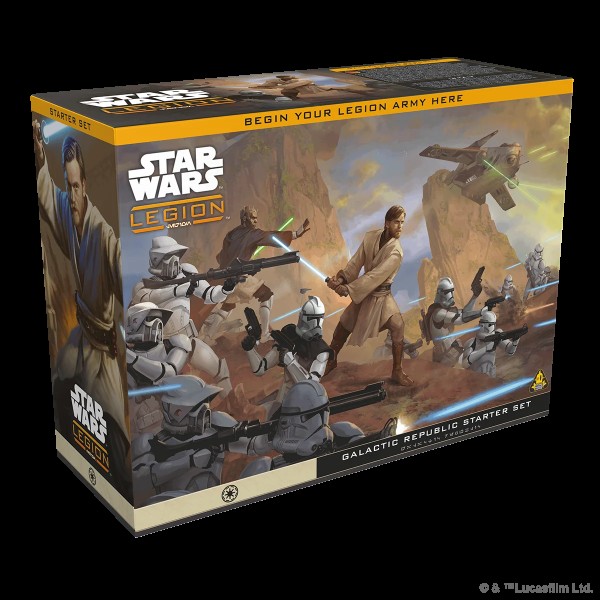 Star Wars: Legion – Galactic Republic Starter Set - DE/EN/ES/FR