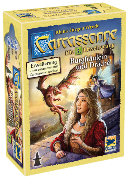 Carcassonne – Burgfräulein und Drache - 3.Erw.