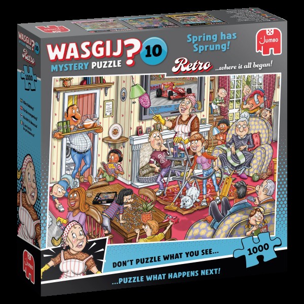 Wasgij Retro Mystery 10: Endlich Frühling (1000 Teile)