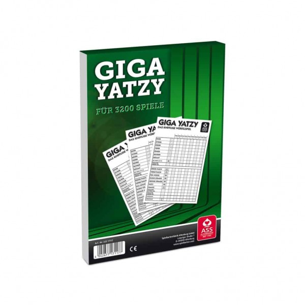Giga Yatzy (Ersatz -) Block