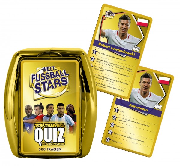 Top Trumps Quiz – World Football Stars