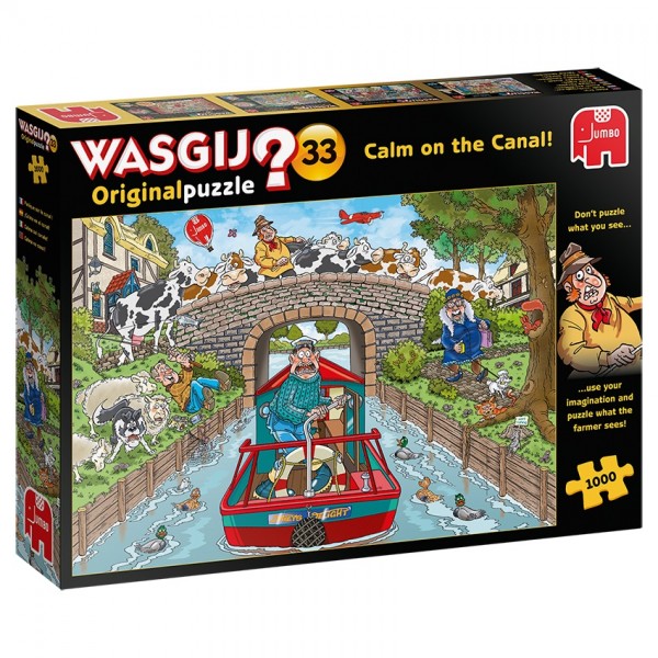 Wasgij Original 33: Ruhe am Kanal (1000 Teile)