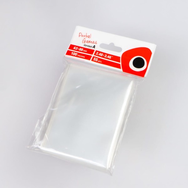 Clear Card Sleeves: Standard A (63x88 mm) = CCG