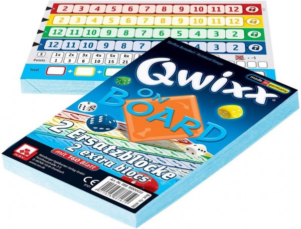 Qwixx on Board - Ersatzblöcke (2er) DE