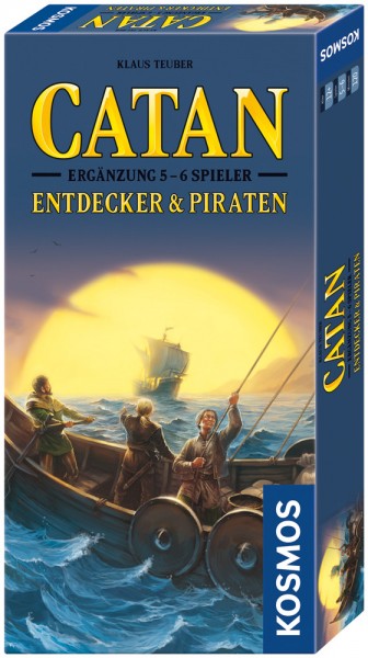 CATAN - Entdecker & Piraten-Ergänzung 5 - 6 Spieler