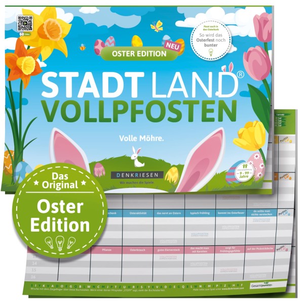 STADT LAND VOLLPFOSTEN – OSTERN EDITION (Din A4-Format)