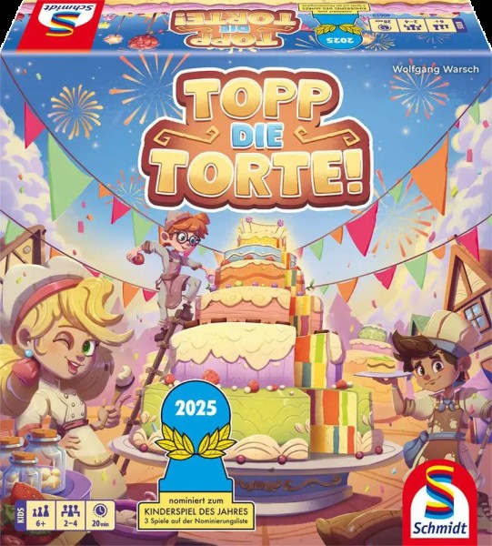 Topp die Torte! - Kinderspiel des Jahres 2025 - DE