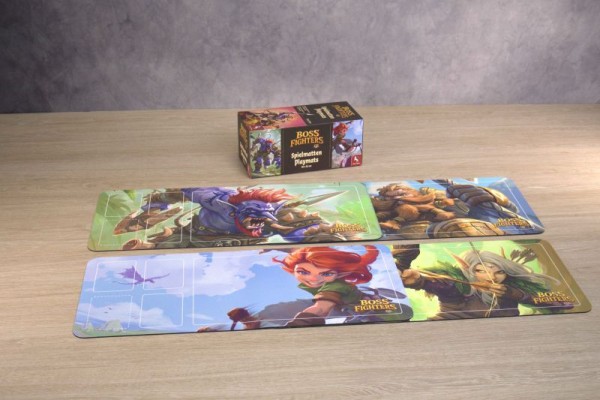 Boss Fighters QR Spielmatten (4 Stück) - DE / EN